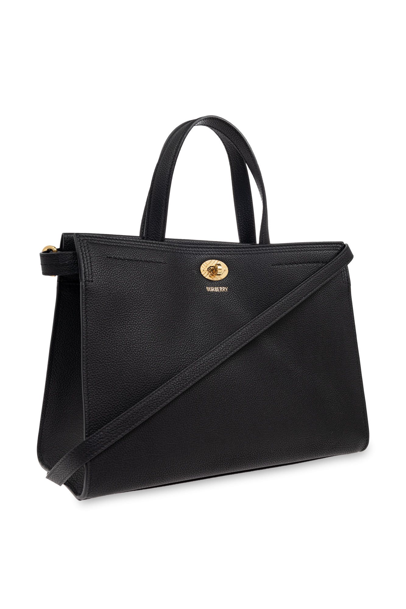 ハンドバッグ BURBERRY Handbags Women Leather Black Burberry Black Leather Shoulder Bag | italist